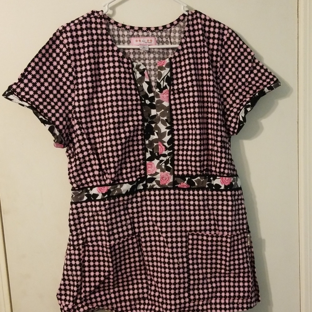 Koi scrub top 2